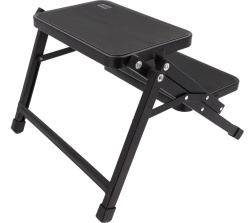 Scara pliabilă Blackline cu doua trepte pentru rulote, inaltime 40 cm - Img 2
