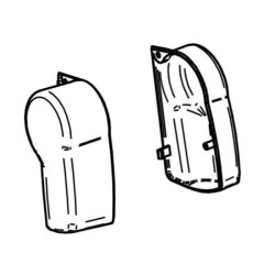 Set capace de capăt antracit Thule pentru Omnistor 4900 (1500602952)