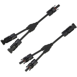 Set conectori spliter MC4 mama-tata, 30A / 1500V DC