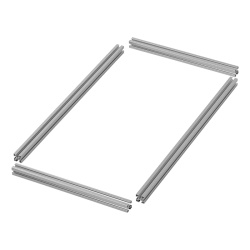 Set de extensie pentru adaugarea de polite suplimentare la rafturile din aluminiu - Img 3