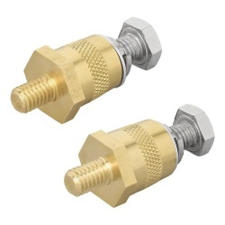 Set of brass screw terminals for LiFePO4 batteries, screw M8