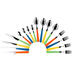 Set tacamuri multicolor Happy Camper 16 piese