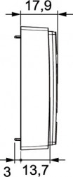 Spacer frame 12 mm for Presto 20000 system - Img 3
