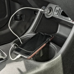 Stecher for car cigarette lighter socket 12V with USB C and A - Img 6