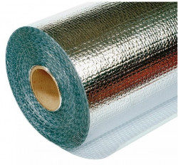 Thermal protection film with laminated insulating layer, per metre