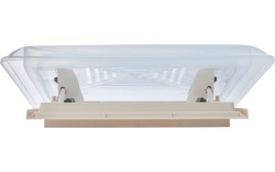 Trapa 40 x 40 MPK "4600K" capac semitransparent, deschidere pe toate laturile, jaluzea si plasa de tantari retractabile - Img 4