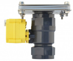 Valva electrica 12V pentru golirea rezervorului de ape gri, montaj pe rezervor
