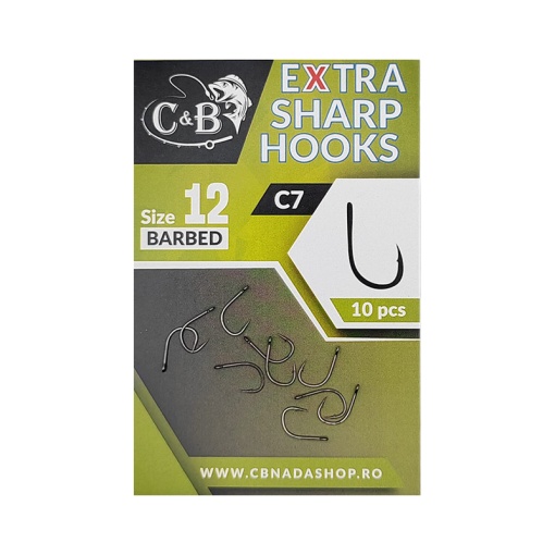 Carlige C&B C7 Extra Sharp Blister 10buc/pac