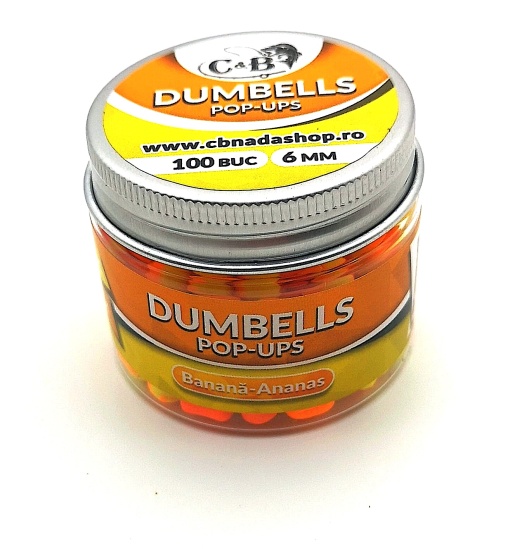 Dumbells C&B Pop-ups Banana-Ananas 6mm 100 Buc.