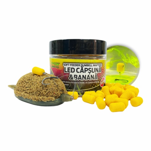 Dumbell Wafters Feeder LED Capsuna&Banana 8mm