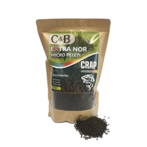 Pelete C&B Extra Nor Micro Peleti Multicolor 2mm 1kg