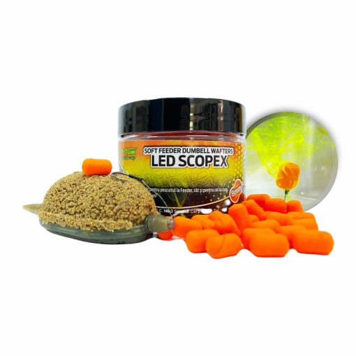 Dumbell Wafters Feeder LED Scopex 8mm