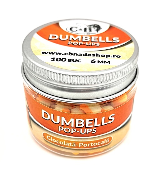 Dumbells C&B Pop-ups Ciocolata-Portocala 6mm 100 Buc.
