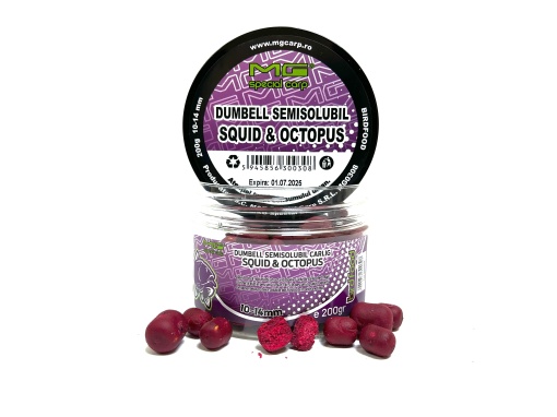 Dumbell Semisolubil Carlig Squid&Octopus
