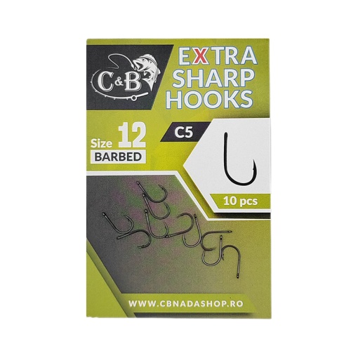 Carlige C&B C5 Extra Sharp Blister 10buc/pac