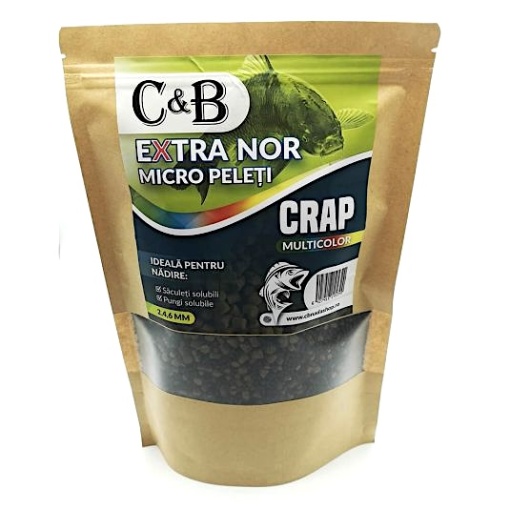 Pelete C&B Extra Nor Micro Multicolor 2-4-6mm 1kg