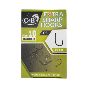 Carlige C&B C5 Extra Sharp Blister 10buc/pac - Img 2