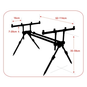 Rodpod Bracuda rp12 pentru 4 lansete - Img 6