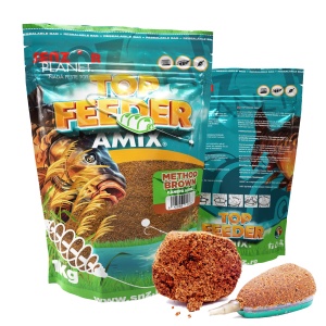 TOP FEEDER AMIX® METHOD BROWN (CANEPA & KRILL) 1kg