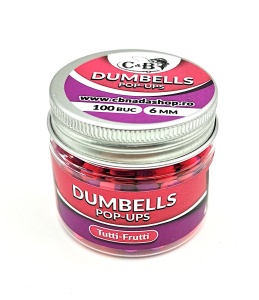 Dumbells C&B Pop-ups Tutti-Frutti 6mm 100 Buc. - Img 1