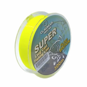 Fir Monofilament Claumar Super Long Cast Yellow Fluo 300m