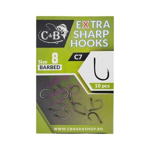 Carlige C&B C7 Extra Sharp Blister 10buc/pac - Img 3
