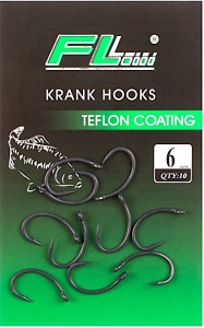 Carlige Fl Krank Carp Teflon Nr: 6-8-10. - Img 1