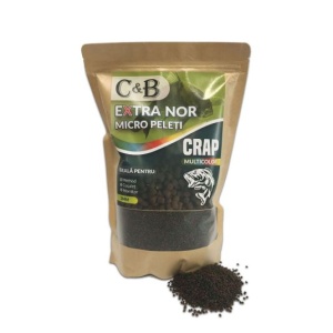 Pelete C&B Extra Nor Micro Peleti Multicolor 2mm 1kg - Img 1
