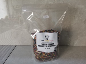 PRO CARP FISHING PELLETS FUMIGENA SWEAT FRUITS(MIX CULORI) 2,3,4 mm1kg