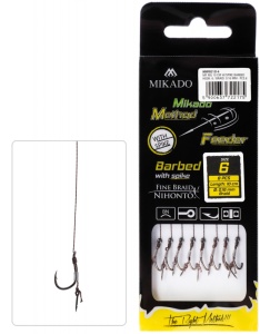 Set Carlige Mikado Chinu Method Feeder Rig 10 Cm - Set -8Buc