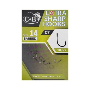 Carlige C&B C7 Extra Sharp Blister 10buc/pac - Img 4