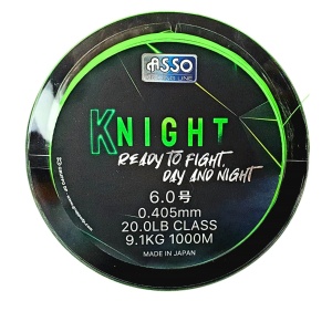 Monofilament Asso Knight 1200m 0.310mm 6.3kg Fluorescent - Img 1