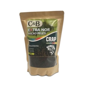 Pelete C&B Extra Nor Micro Peleti Multicolor 2mm 1kg - Img 2