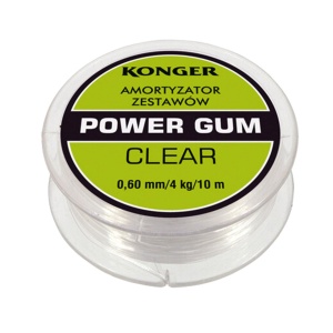 Powergum Method Feeder Konger 10m Shock Absorber Clear