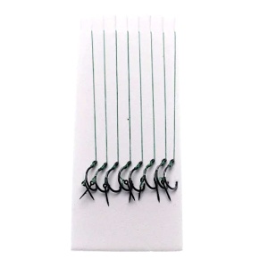 Set Pro Fl 8 Carlige Legate Textil 10cm Cu Spin Carlig Power Carp Feeder - Img 2
