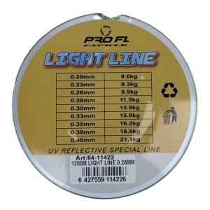 MONOFILAMENT PROFL LIGHT LINE- LONG DISTANCE YELLOW 1200M - Img 3