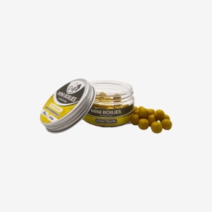 Mini Boilies C&B Semisolubil, Alune Tigrate, Galben, 12mm, 60g - Img 2