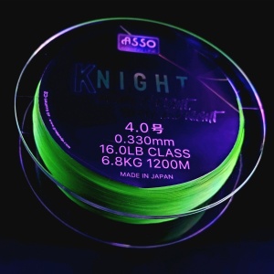 Monofilament Asso Knight 1000m 0.405mm 9.1kg Fluorescent Chartreuse - Img 2