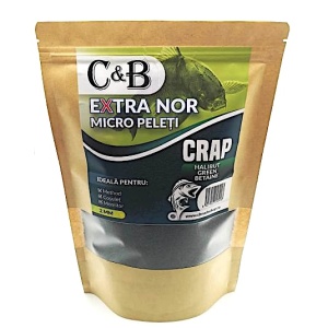 Pelete C&B Extra Nor Micro Halibut Green Betaine 2mm