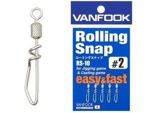 Vartejuri cu agrafa rapida Vanfook RS-10 Rolling Snap