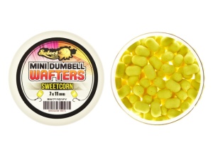 Select Baits Mini Dumbells Wafters Sweetcorn 7 x 11mm