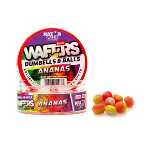 WAFTERS DUMBELLS & BALLS BICOLOR ANANAS (MIX BICOLOR) 8mm 30g
