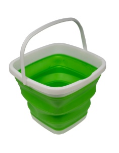 Galeata Verde Patrata Pliabila 10L