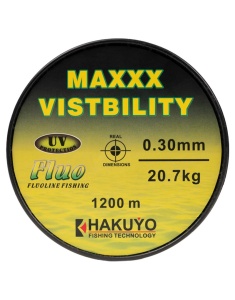 MONOFILAMENT MAXXX VISIBILITY FLUO 1200M 0,30MM - Img 1