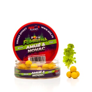 POP-UP FUMIGENA AMUR & NOVAC (GALBEN) 8mm 25g