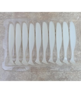 SHAD 11cm PROFL ALB PERLAT SET 10buc. - Img 2