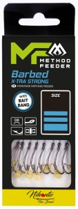 Carlige Method Feeder Rig Cu Banda-Carlig X-Tra Strong Mikado -marime 8/10/12 - Img 3