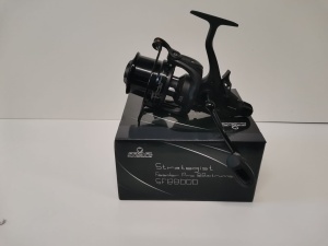 Mulineta PRO FL Strategist Feeder SFB 8000 cu baitrunner 7+1 Rulmenti NEW 2025 - Img 3