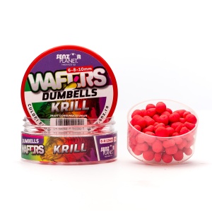 WAFTERS DUMBELLS KRILL (ROZ) 6-8-10mm 30g