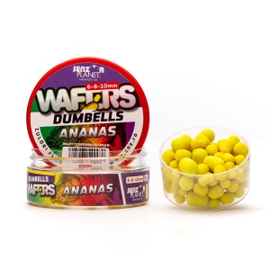 WAFTERS DUMBELLS ANANAS (GALBEN) 6-8-10mm 30g